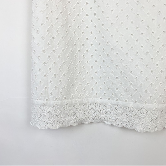 Vineyard Vines White Eyelet Shift Dress - Picture 7 of 8